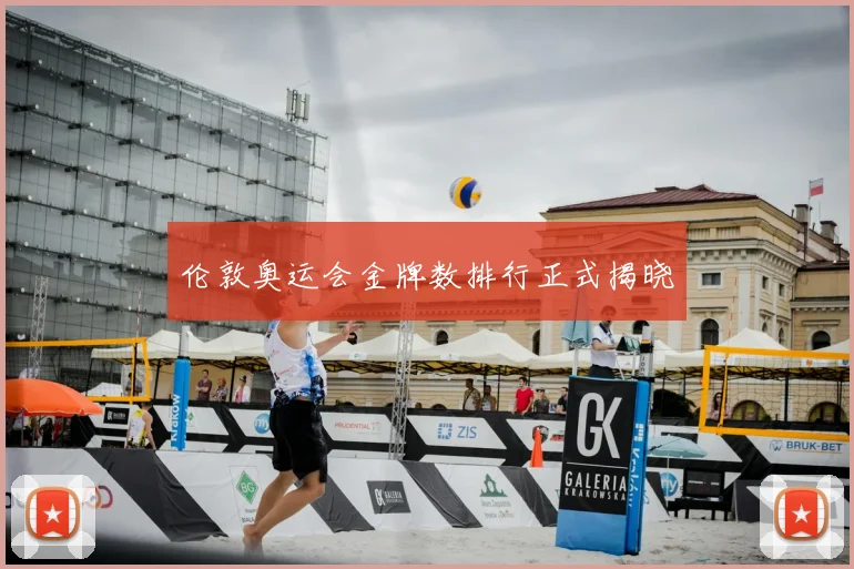 伦敦奥运会金牌数排行正式揭晓